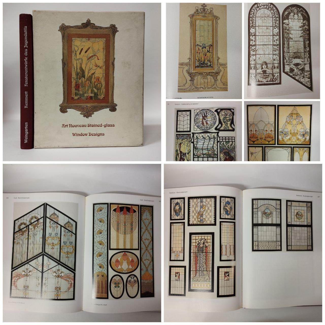 Fensterentwurfe des Jugendstils - Art Nouveau Stained glass Window design
