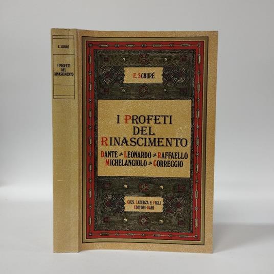 I profeti del Rinascimento. Dante. Leonardo. Raffaello. Michelangelo. Correggio - Édouard Schuré - copertina