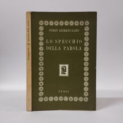 Lo specchio della parola - Sören Kierkegaard - copertina