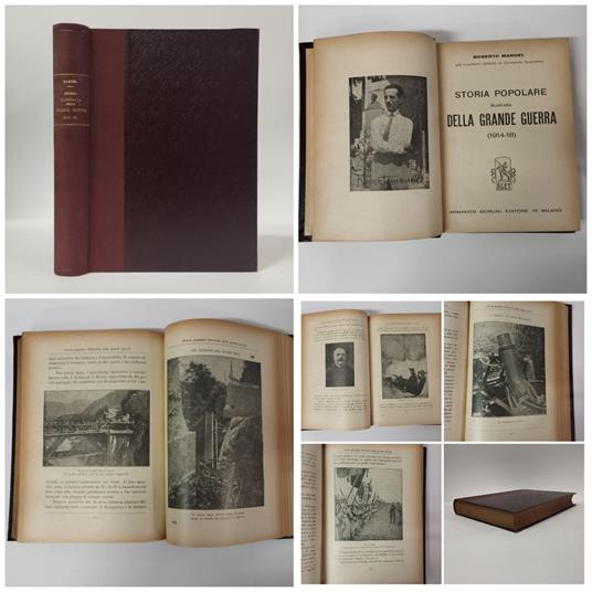 Storia popolare illustrata della grande guerra (1915) - Roberto Mandel - copertina