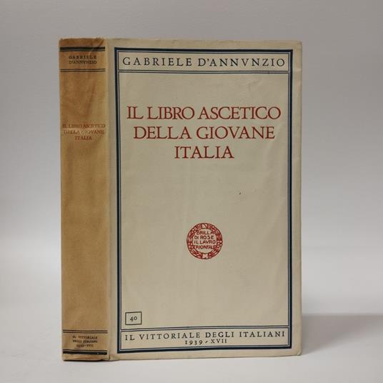 Il libro ascetico della giovane Italia - Gabriele D’Annunzio - copertina