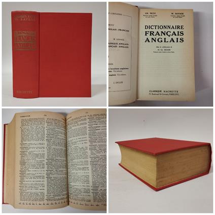 Dictionnaire français anglais - copertina