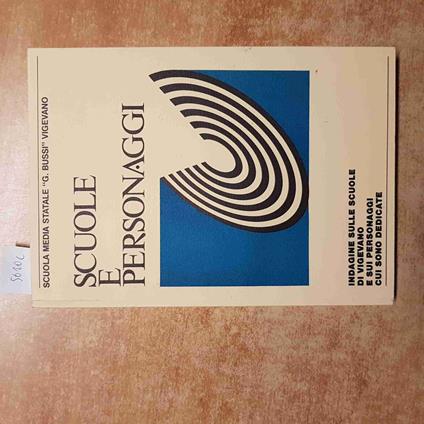 Scuole E Personaggi - copertina