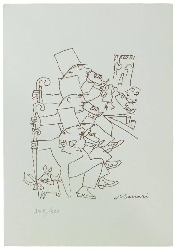 LITOGRAFIA DI MACCARI NUMERATA n° 168/200