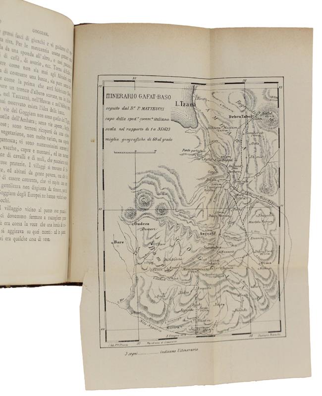 IN ABISSINIA, Viaggio di Pellegrino Matteucci. Con 3 carte geografiche