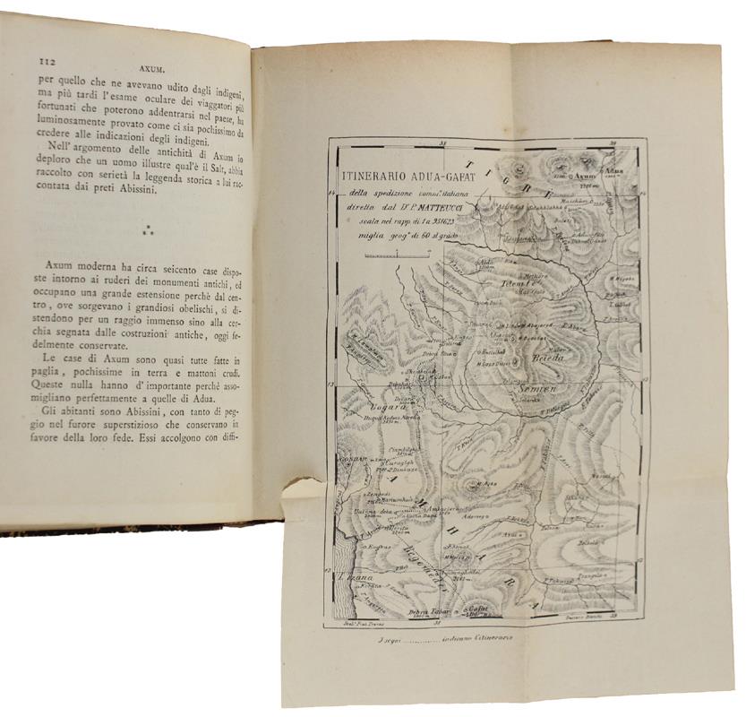 IN ABISSINIA, Viaggio di Pellegrino Matteucci. Con 3 carte geografiche