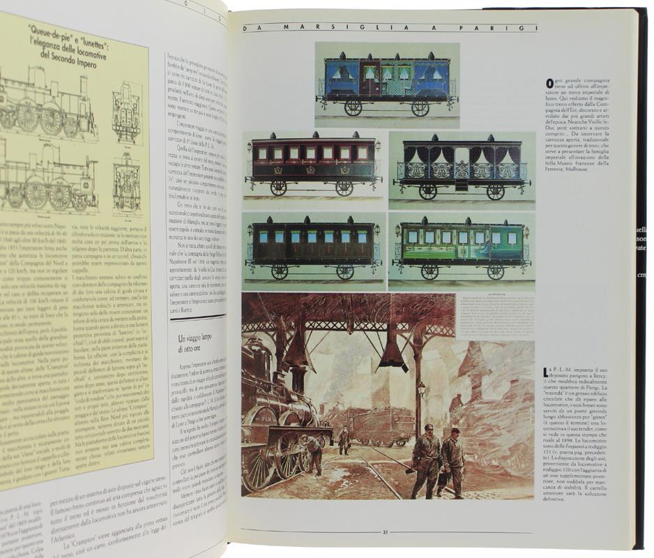 I GRANDI TRENI DAL 1830 AI NOSTRI GIORNI [volume come nuovo]