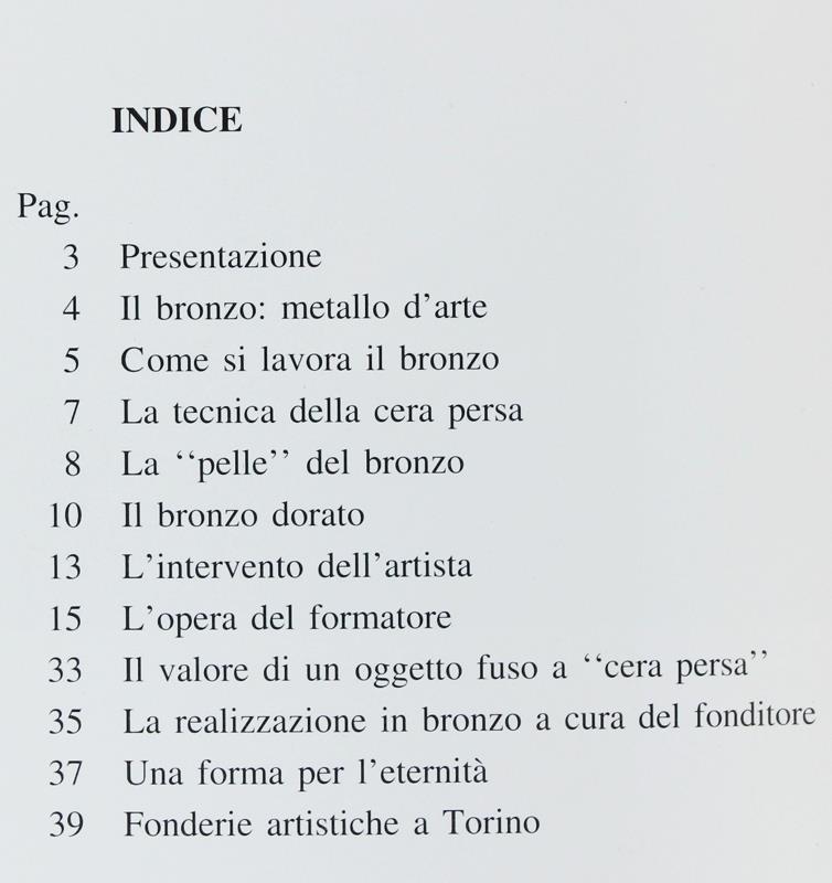 LA FUSIONE IN BRONZO A CERA PERSA "L'arte di fondere le sculture"