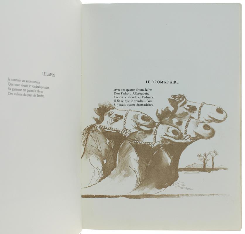 APOLLINAIRE "LE BESTIARE" ou Cortege d'Orphée [firmato dall'Artista]