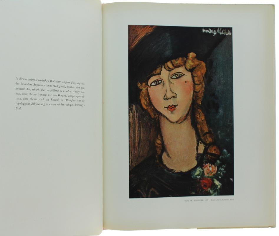 MODIGLIANI. Text von Franco Russoli. Vorwort von Jean Cocteau. 36 Farbtafeln. 10 Schwarz-weiss-Abbildungen