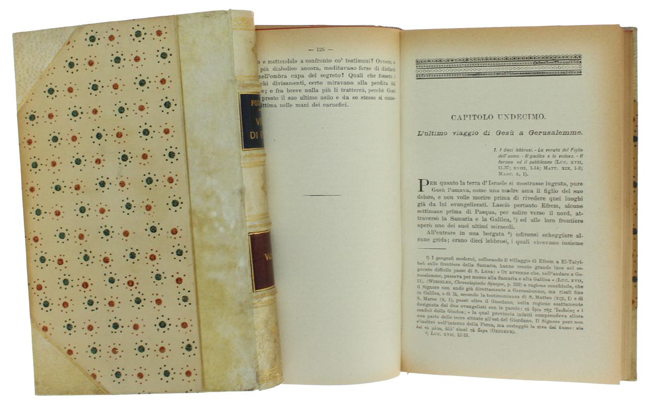 VITA DI N. S. GESù CRISTO [con splendida legatura d'epoca]