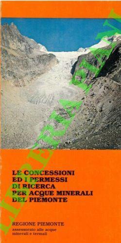 Le concessioni ed i permessi di ricerca per acque minerali del Piemonte - copertina
