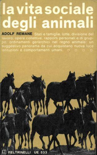 La vita sociale degli animali - Adolf Remane - copertina