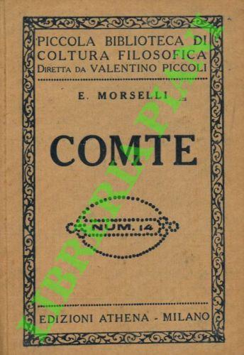 Comte - Emilio Morselli - copertina
