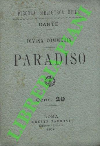 Divina Commedia. Paradiso - Dante Alighieri - copertina