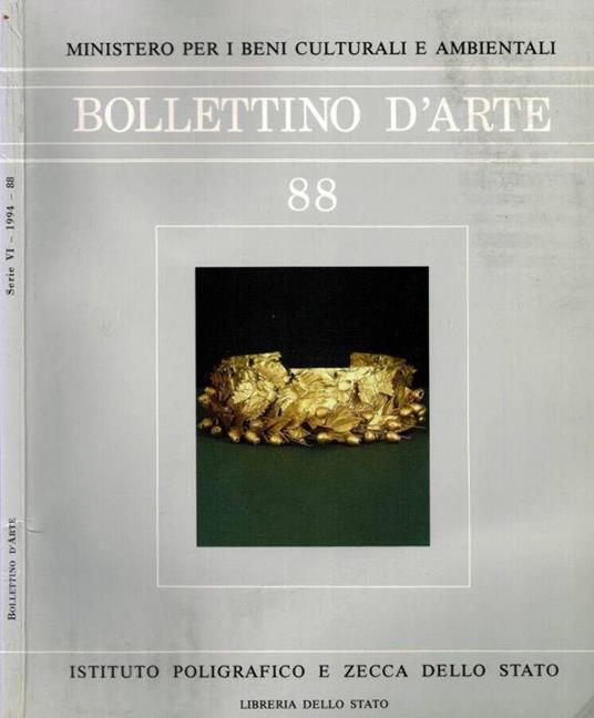 Bollettino D'Arte 88 - copertina