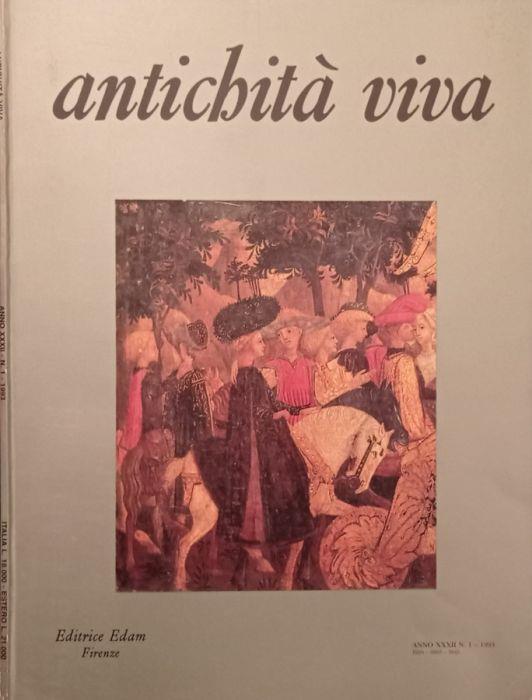 Antichità- Anno XXXII n.1 1993 - copertina
