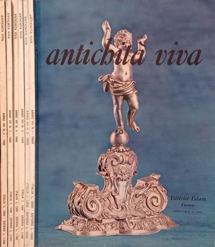 Antichità- Anno VII n.1,2,3,4,5,6 1968 - copertina