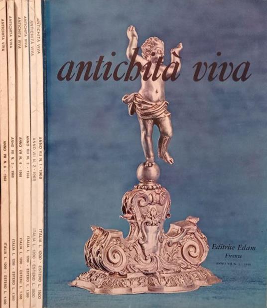 Antichità- Anno VII n.1,2,3,4,5,6 1968 - copertina