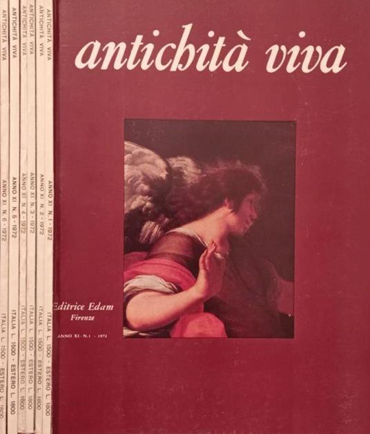 Antichità- Anno XI n.1,2,3,4,5,6 1972 - copertina