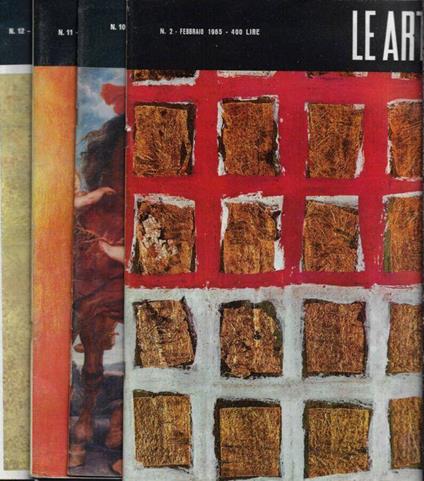 Le arti Anno 1965 n. 2-10-11-12 - copertina