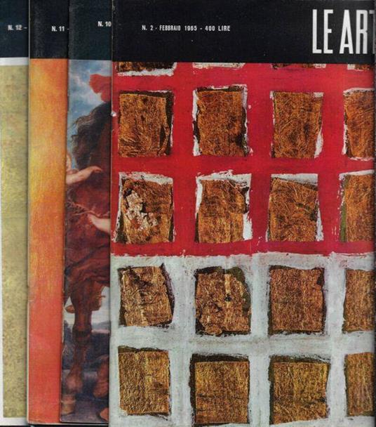 Le arti Anno 1965 n. 2-10-11-12 - copertina
