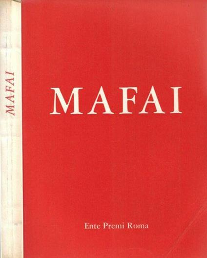 Mafai - Livia Velani - copertina