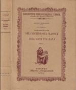Bibliografia dell'archeologia classica e dell'arte italiana Vol. II tomo IV