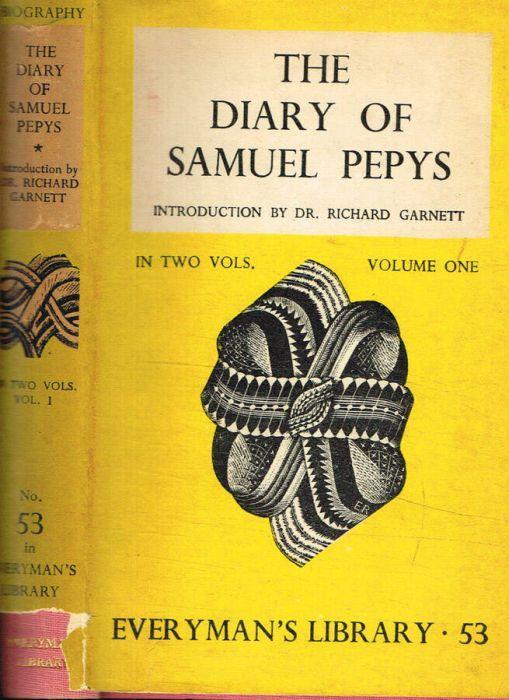 The diary of Samuel Pepys vol.I - Samuel Pepys - copertina