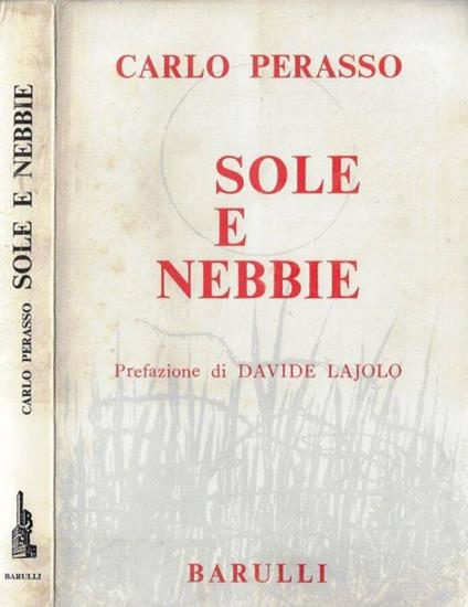 Sole e nebbie - Carlo Perasso - copertina