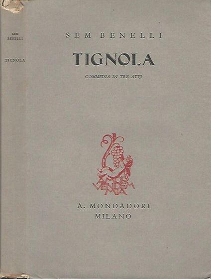 Tignola - Sem Benelli - copertina