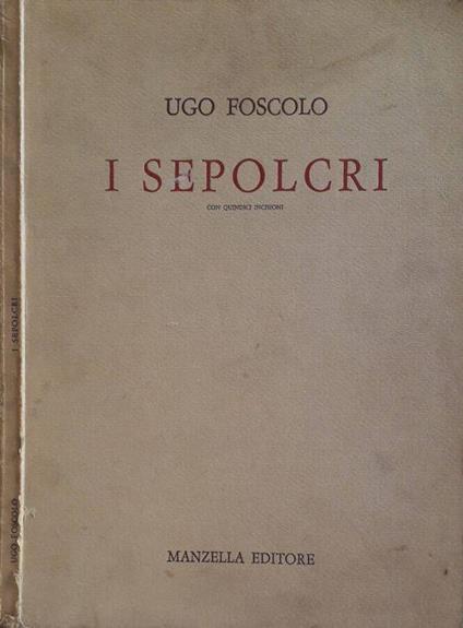 I Sepolcri - Ugo Foscolo - copertina