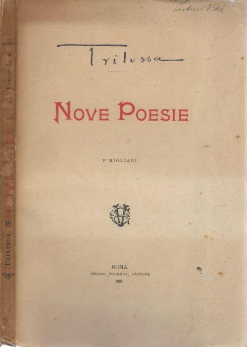 Nove Poesie - Trilussa - copertina