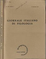 Giornale italiano di filologia anno 1981 N. 1