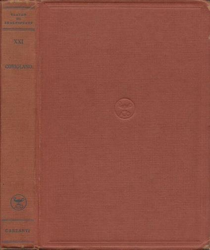 Coriolano - William Shakespeare - copertina