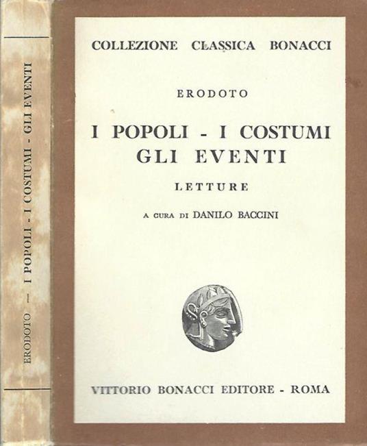 I Popoli I Costumi Gli Eventi - Erodoto - copertina