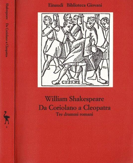 Da Coriolano a Cleopatra - William Shakespeare - copertina