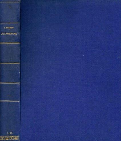 Il Decamerone - Giovanni Boccaccio - copertina