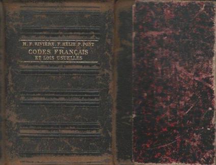 Codes français - copertina