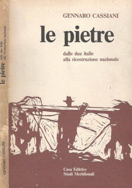 Le pietre - Gennaro Cassiani - copertina
