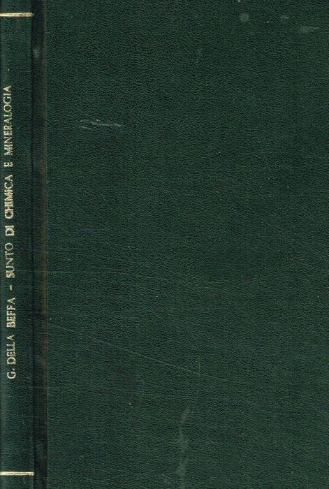 Sunto di chimica e mineralogia - G. Della Beffa - copertina