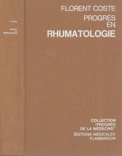 Progrès en Rhumatologie - Florent Coste - copertina