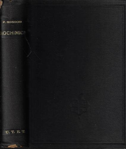 Elementi di biochimica con applicazioni alla patologia ed alla diagnostica - Pietro Rondoni - copertina