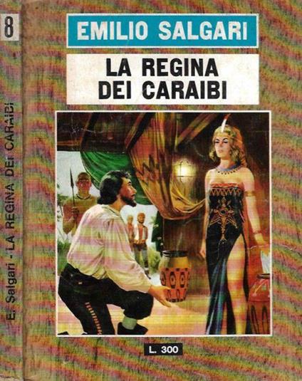 La regina dei Caraibi - Emilio Salgari - copertina