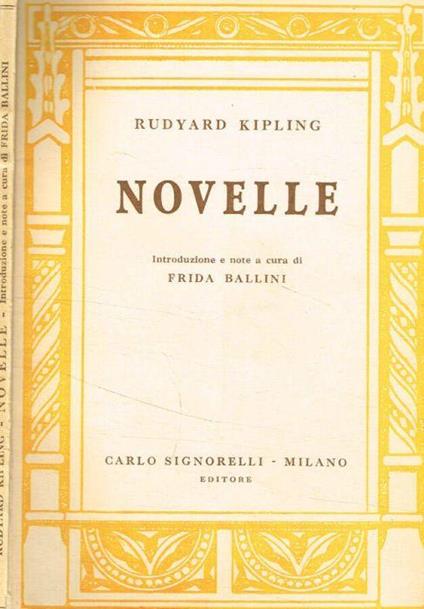 Novelle - Rudyard Kipling - copertina