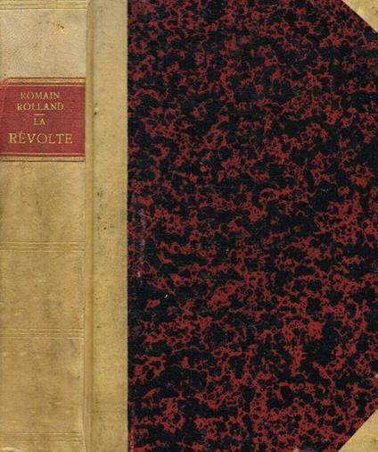 Jean Christophe. IV La revolte - Romain Rolland - copertina