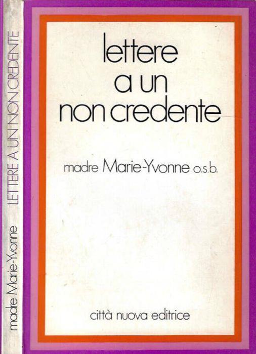 Lettere a un non credente - Madre Marie - copertina