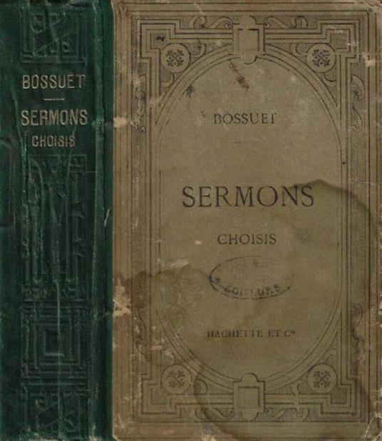 Sermons Choisis - copertina