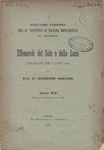 Effemeridi del Sole e della Luna