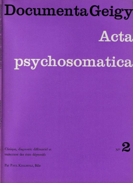 Acta psychosomatica n. 2 - copertina